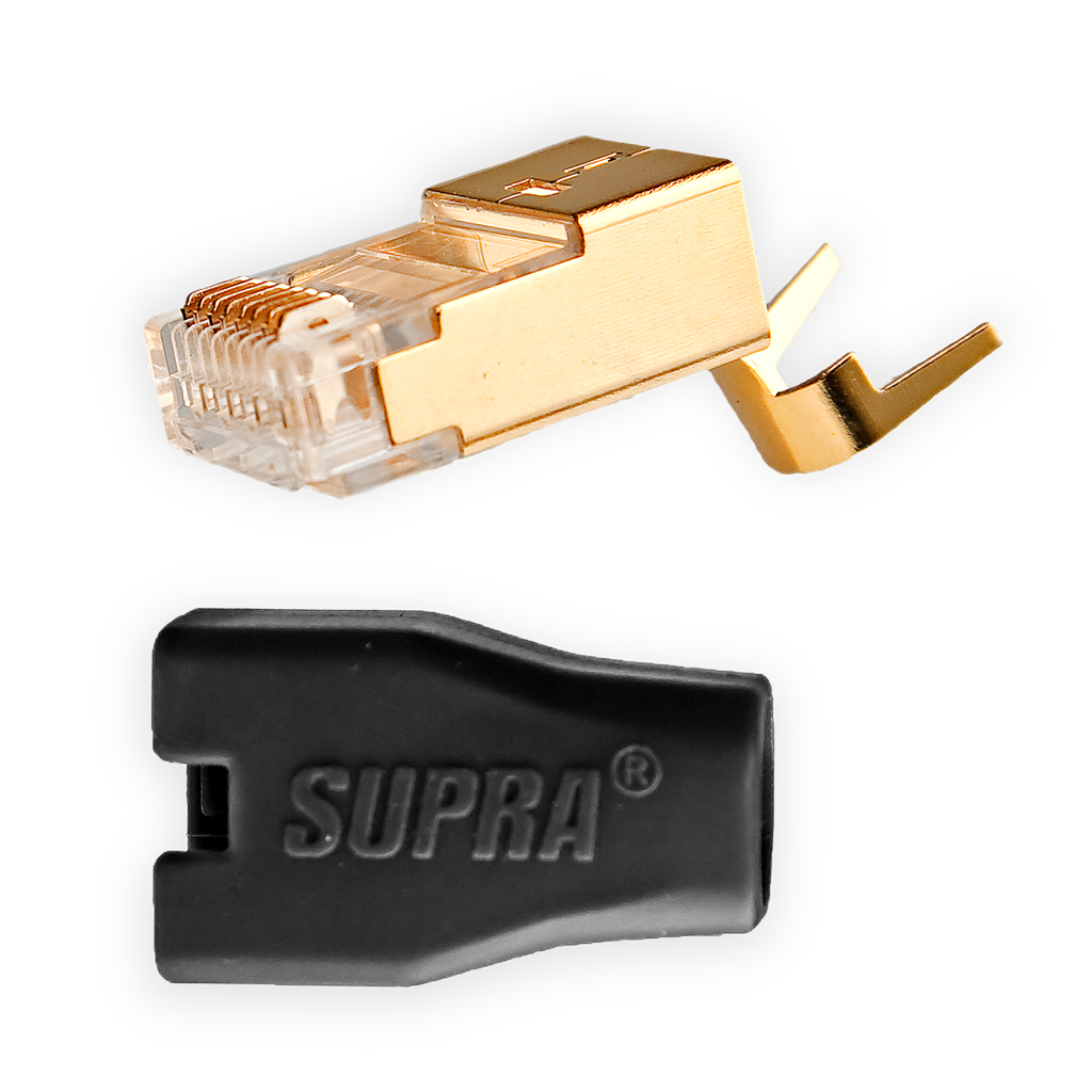 Supra - RJ45 Cat 8 Male Ethernet plug (50st)