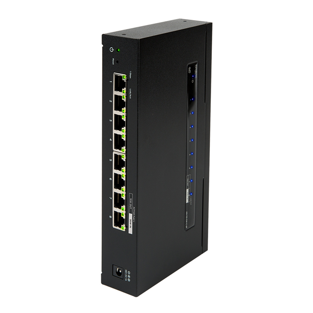 Araknis - AN-110-SW-C-8P  |  Compact Switch 110 Series | 8 Side Ports