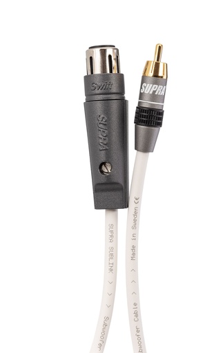 Supra - Sublink 1RCA-1XLR/M