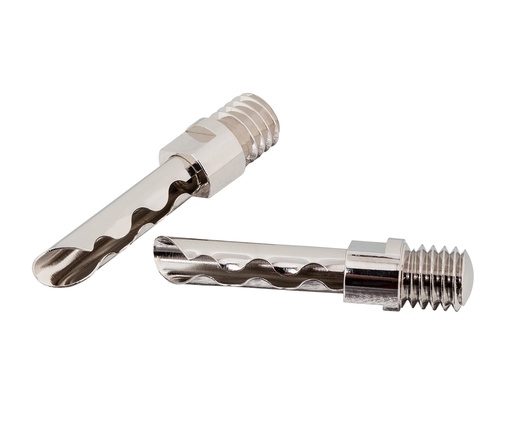 Supra - Combicon Connectors Rhodium  |  4 stuks